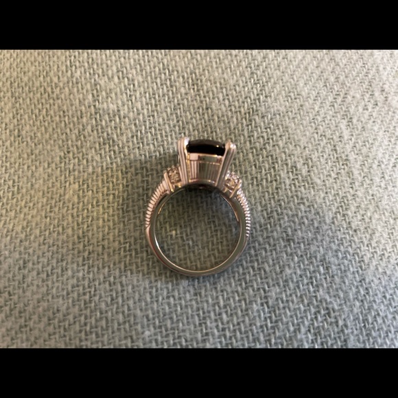 Judith Ripka dark brown topaz ring in size 8 - Picture 2 of 5